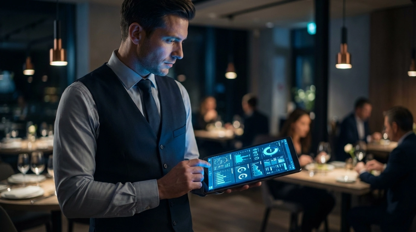 Tecnología TPV en restaurante